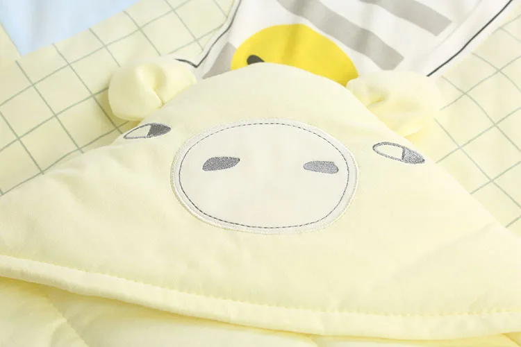 Мягкий Пеленальный спальный мешок для новорожденных хлопковое стеганое одеяло