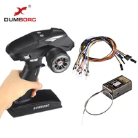 dumborc x6p 6ch 2 4g rc radio controller transmitter with x6dc receiver dc led set for rc car boat tank support diy