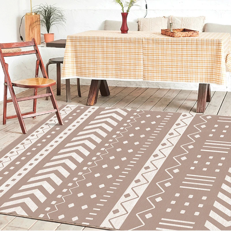 nordic ethnic living room carpet moroccan simple sofa coffee table bedroom non slip floor mat household large area carpet tatami free global shipping