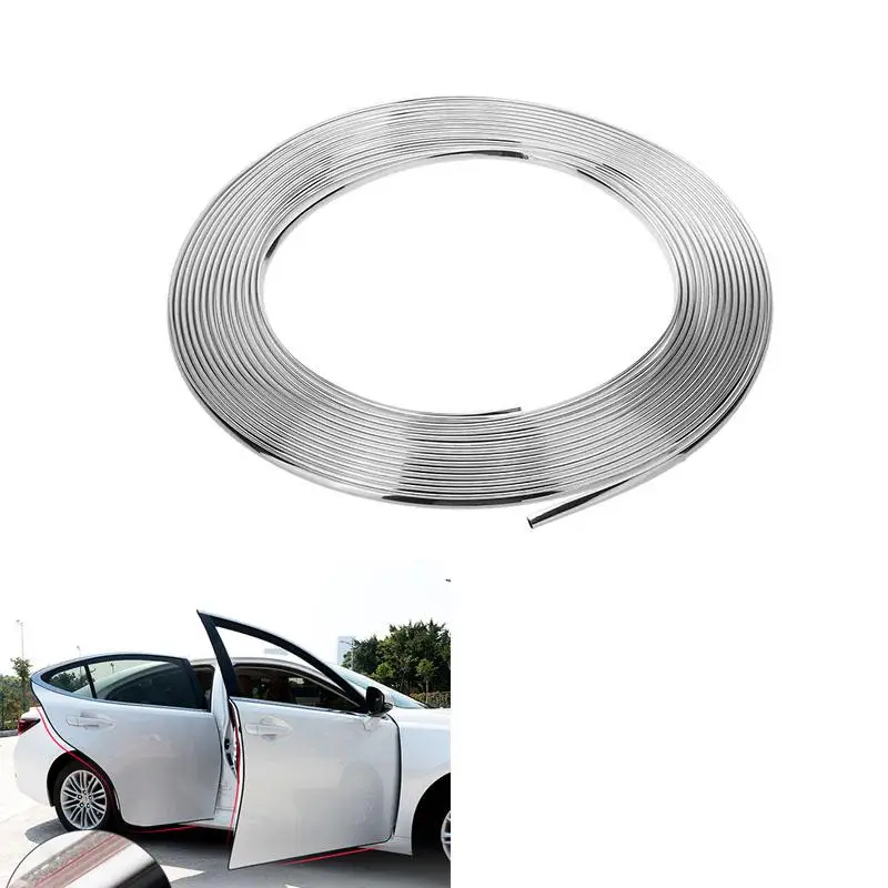Стайлинг автомобиля PVX мягкие материалы декоративная хромированная полоска