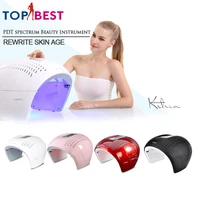 foldable led photon skin rejuvenation machine professional therapy facial mask anti aging wrinkle remover device for body beauty