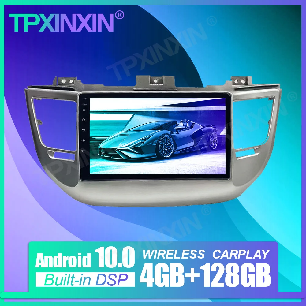 

Для Hyundai IX35 2014-2019 RHD Android 10 4 + 128G Carplay Автомобильная GPS-навигация автомобильное радио мультимедийный плеер головное устройство магнитофон