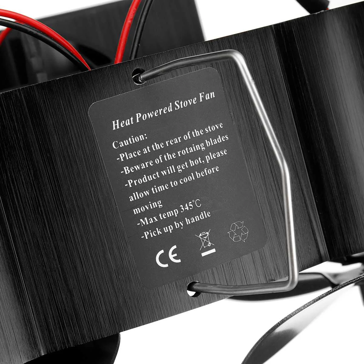 

Stove Fan 8 Blade Fireplace Fan Heat Powered komin Wood Burner Eco Quiet Home Efficient Heat Distribution