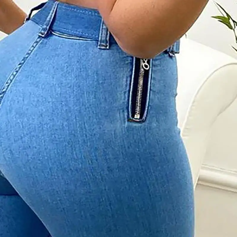 

Fashion Sexy Women Jeans Pants Female Bodycon Skinny Trousers Long Streetwear Bottoms Women Denim Pencil Pants