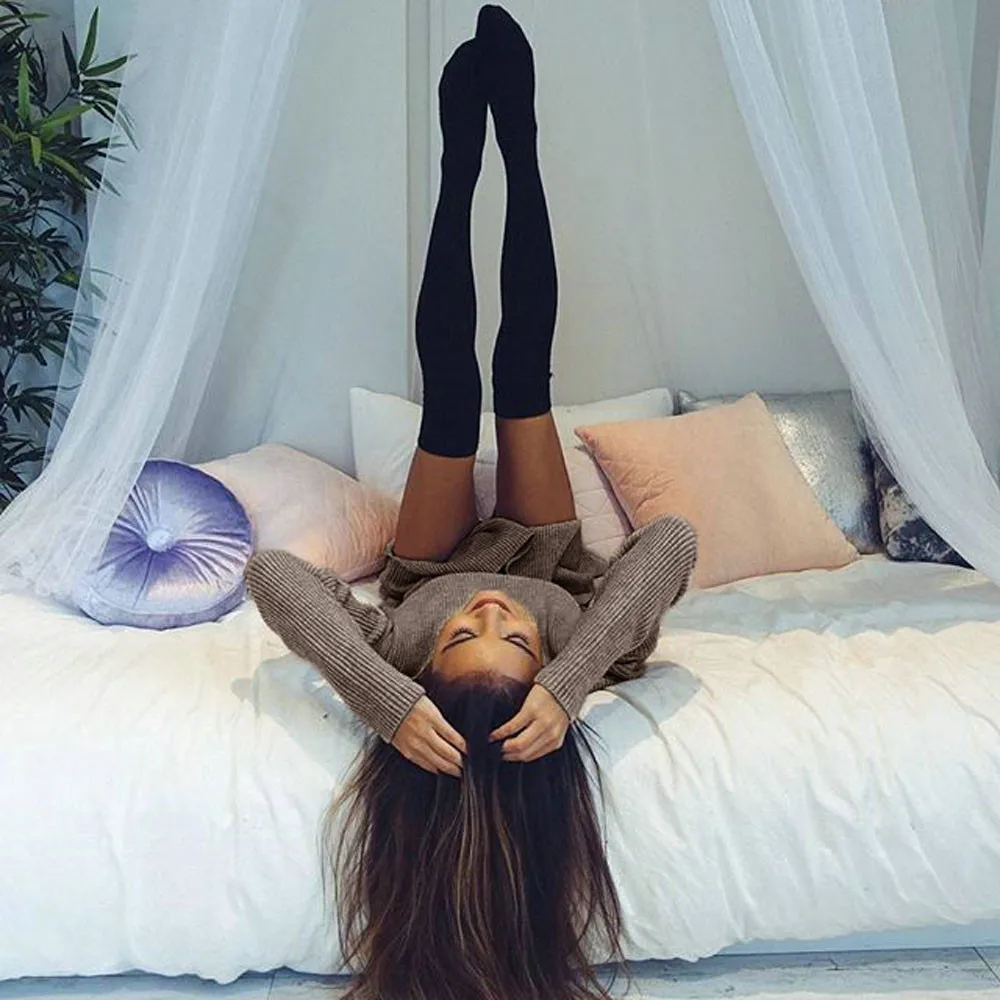 Женский свитер повседневный джемпер с длинным рукавом сексуальный открытыми