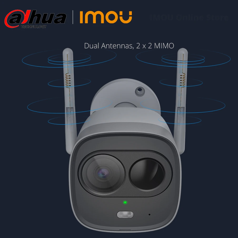Imou 1080P Bullet WiFi камера с двойной антенной открытый IP67 всепогодный микрофон