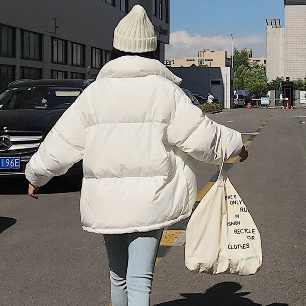 Модные новые пуховики женские зимние пальто короткие плотные теплые хлопковые стеганые зимние куртки женские пальто# J30