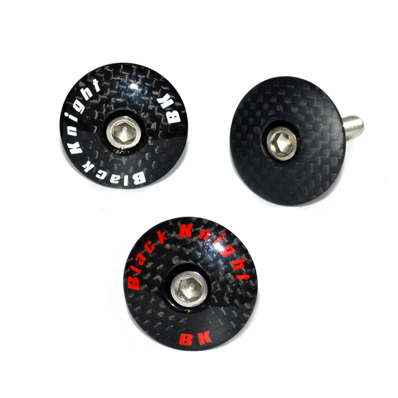 Черный рыцарь горный велосипед 1 1/8 дюйма из углеродного волокна верхняя крышка