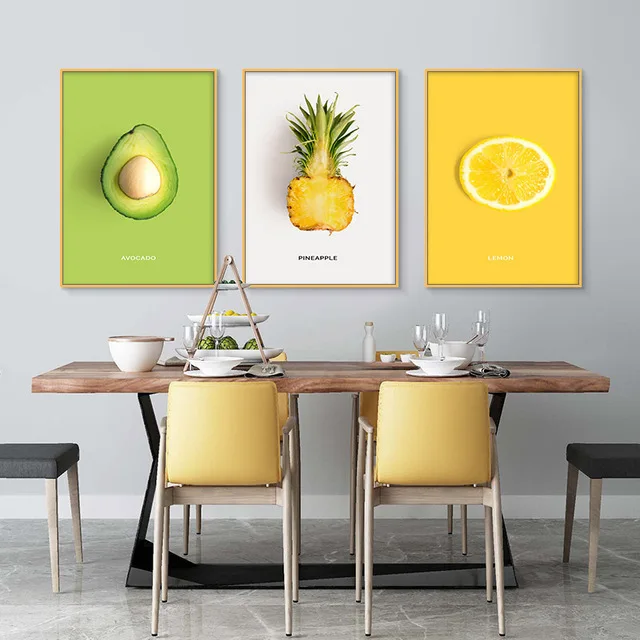 Авокадо декоративная картина скандинавский новый стиль Современная