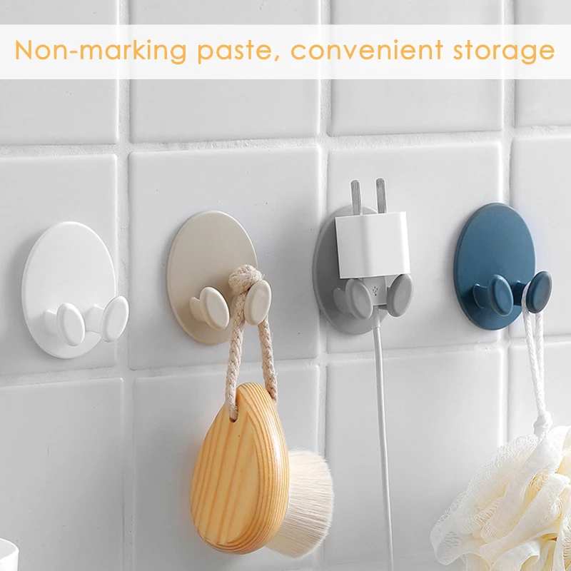 2 шт. сильный клей крючок Мощность розетка вешалка держатель настенный одна часть