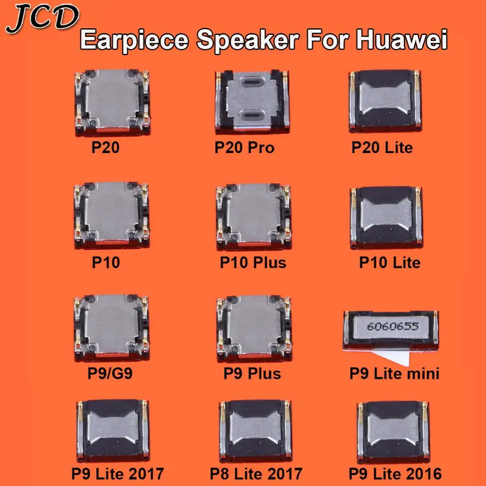 JCD 2 шт. новые верхние передние наушники динамик для HuaWei P20 Pro P10 P9 Plus Mini P8 Lite 2017