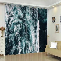 beach window curtains for bedroom decor ocean curtains palm tree leaves window drapes for boys girls kids summer holiday