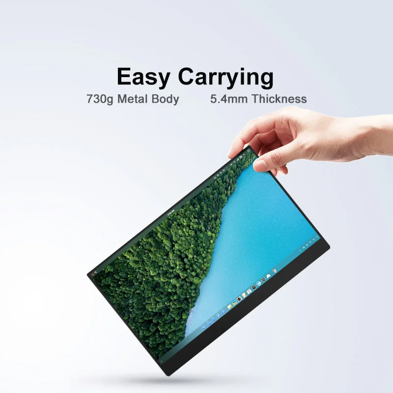 Портативные Мониторы MAIBENBEN 16 дюймов 60 Гц Full HD Встроенные колонки HDMI Type-C игровой