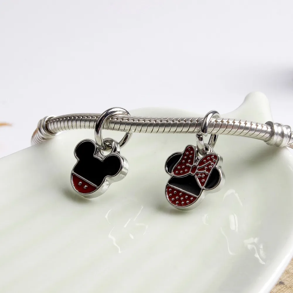 Disney забор для обеспечения безопасности ребенка Mickey mouse &quotсделай сам&quot браслет с