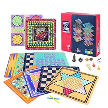 Flying Chess Multi-function Game Chess Board Children's Board Game Parent-child Interactive Toy Puzzle Checkers