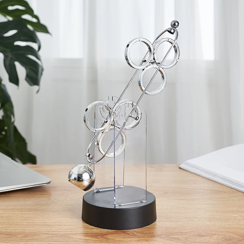 

Creative Perpetual Motion Newton Physics Chaos Metal Craft Decoration Perpetual Motion Apparatus