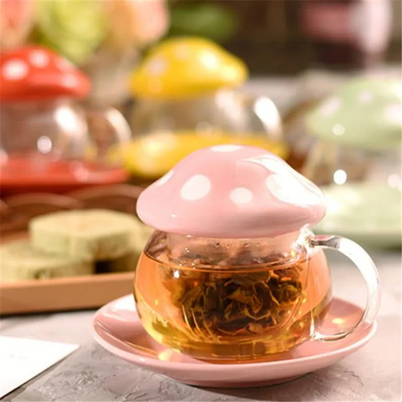 Прозрачная чашка для воды 290 мл молока кофейная чайная бокал вина с крышкой и