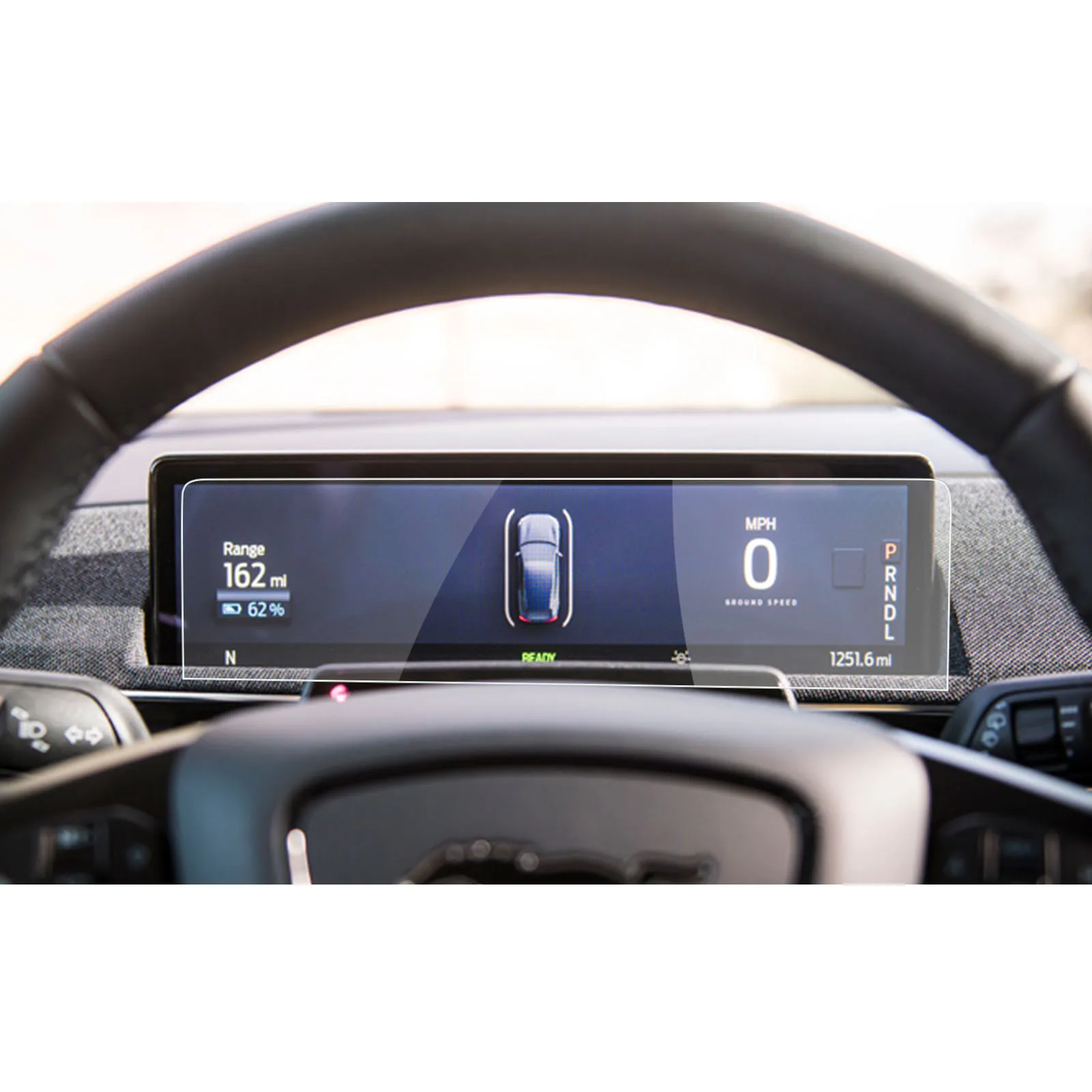 

RUIYA протектор экрана автомобиля для Mustang Mach-E 2021 ЖК-дисплей приборной панели авто аксессуары для интерьера Закаленное стекло пленка