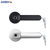 zinc alloy electronic fingerprint door lock keyless home security indoor smart door lock for office bedroom single latch