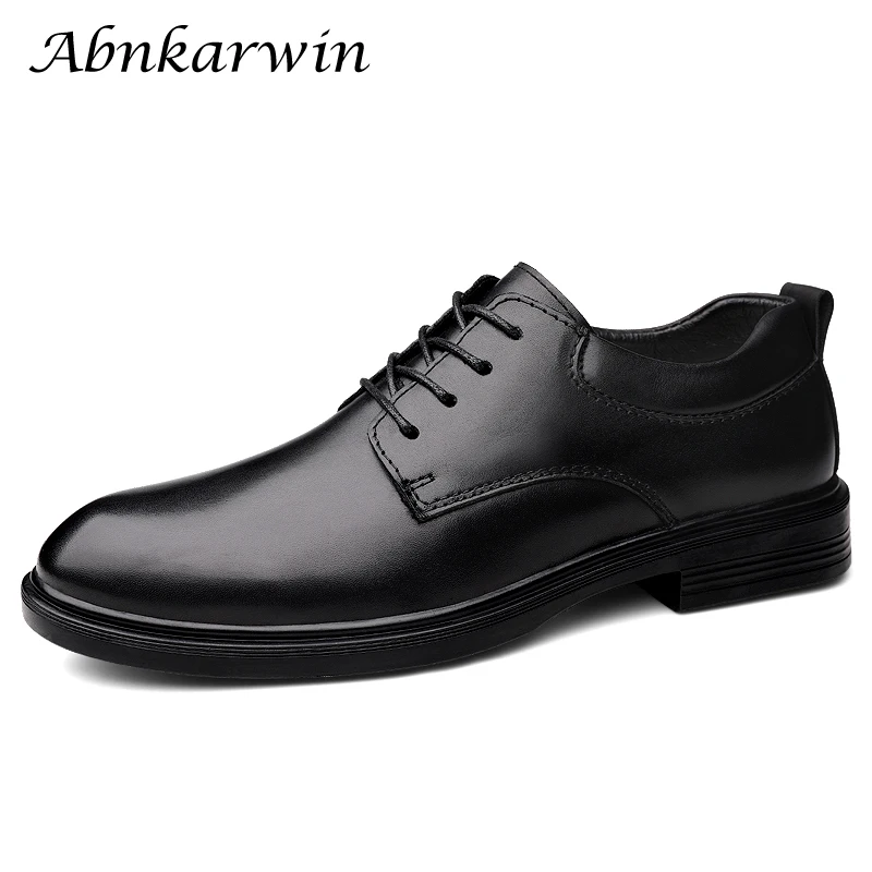 

Big Size Formal Genuine Leather Black Mens Dress Shoes Men Zapatos Hombre Vestir Scarpe Uomo Eleganti Office Business Official