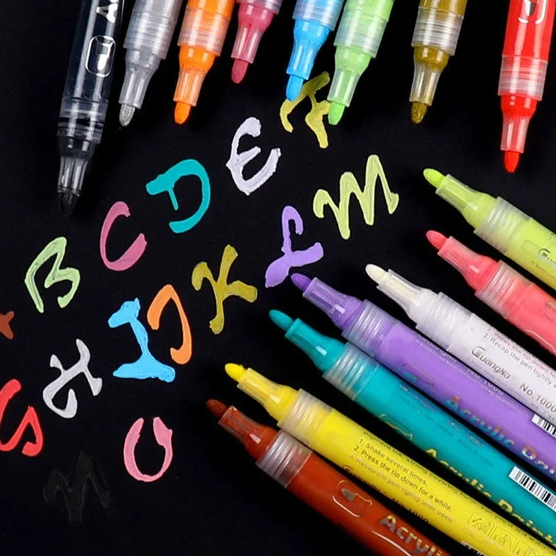 Акриловый маркер ручная роспись камень Эд керамический сделай сам фотоальбом