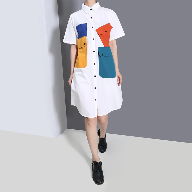 Летнее Новое поступление 2022 женское платье модная повседневная свободная