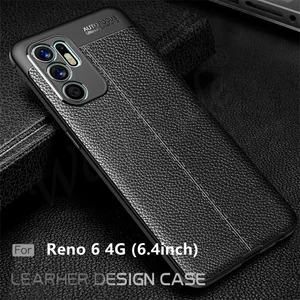 for oppo reno 6 case for reno 6 reno6 capas armor shockproof phone bumper tpu luxury soft leather for fundas reno 6 pro 6 cover free global shipping