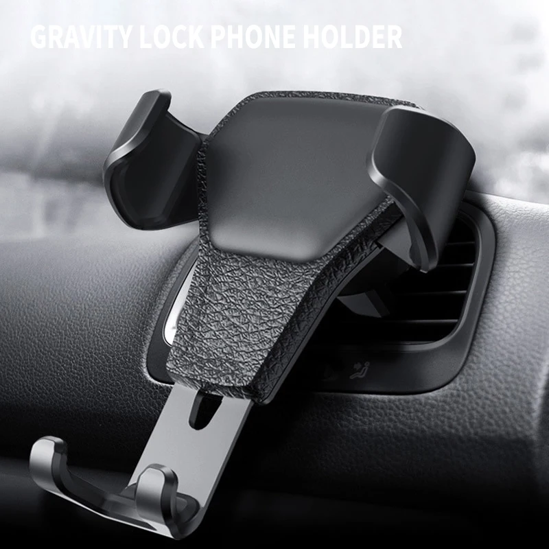 

Air Vent Navigation GPS Stand Mount Car Phone Holder Metal Gravity Car Mobile Phones Holder Bracket for IPhone MI Huawei Samsung