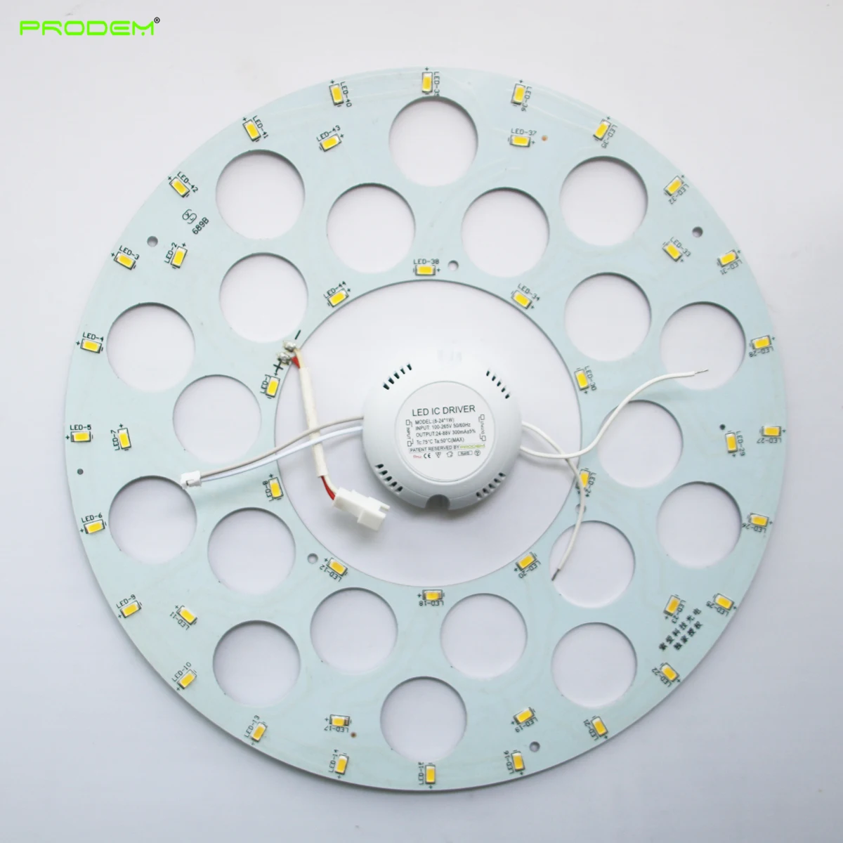 Новый ультра яркий 5730SMD 22 Вт круглый светодиодный потолочный светильник диск led