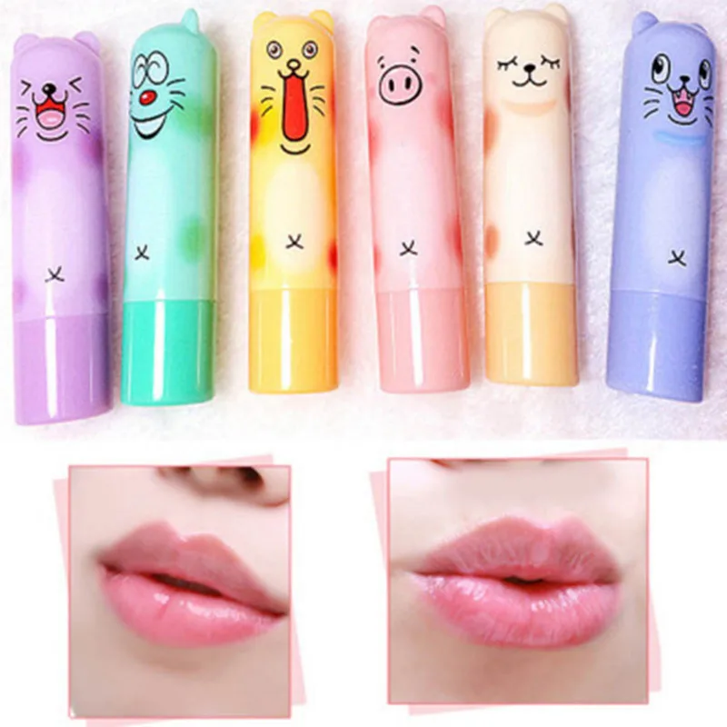 Natural Plant Essence Moisturizing Lip Balm Lasting Nourishing Anti-cracking Gloss Cartoon Colourless Cosmetics TSLM1 |