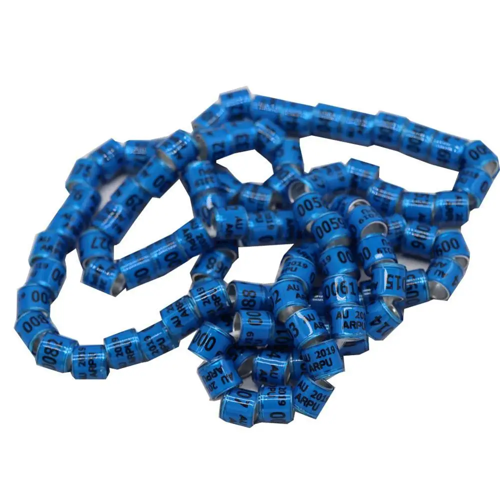 20 шт. 2019 разноцветное кольцо для голубей с надписью качественные Прочные Кольца