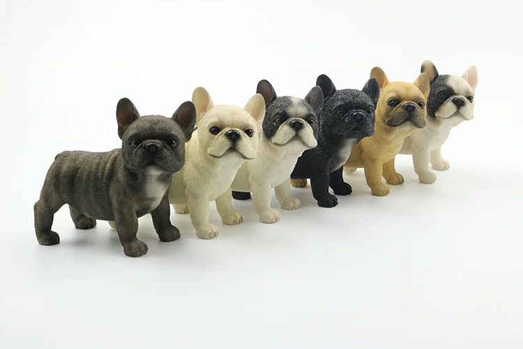 

Fashion Bulldog Simulation Dog Model Figurines Miniatures Decoration Crafts Murals Accessories Furnishing Simulation Dog Model