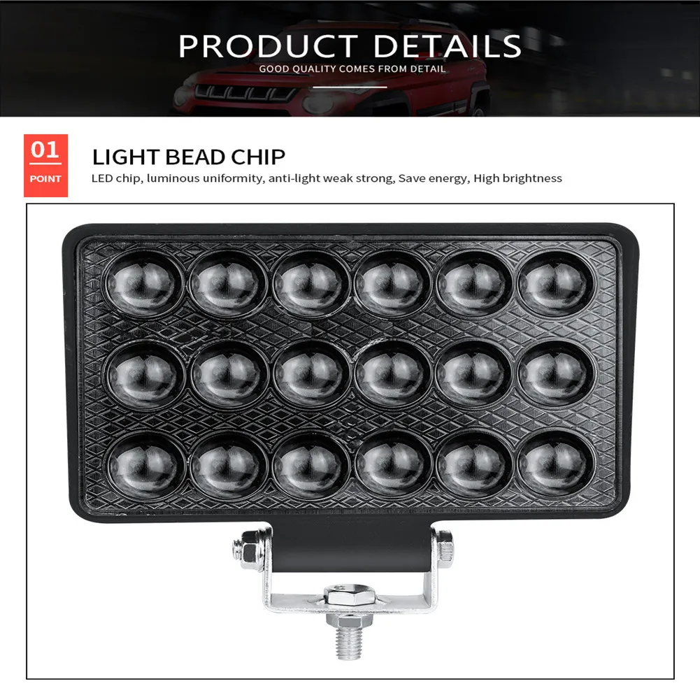 Автомобильные аксессуары 9 30 в светодиодный прожексветильник s светильник 5400LM 6000K