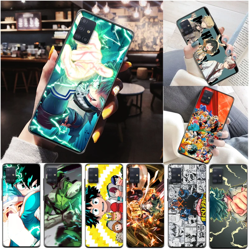 

My Hero Academia Bakugou Katsuki Tomura Boku Dabi Shigaraki Todoroki Shouto Phone Case For Samsung Galaxy A51 A71 4G 5G Cases