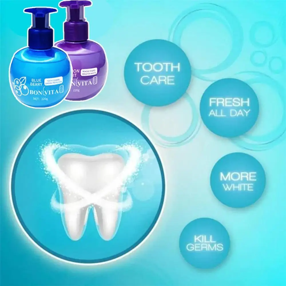 

Whitening Toothpaste Passion Fruit Blueberry Soda Toothpaste Hygiene Oral Care Fight Bleeding Gums Teeth Stain Cleaning Removal