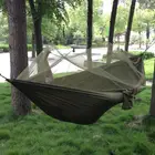 Подвесной гамак-качели, портативная уличная подвесная кровать для кемпинга, высокопрочная подвесная кровать, садовые качели для сна, туристический гамак