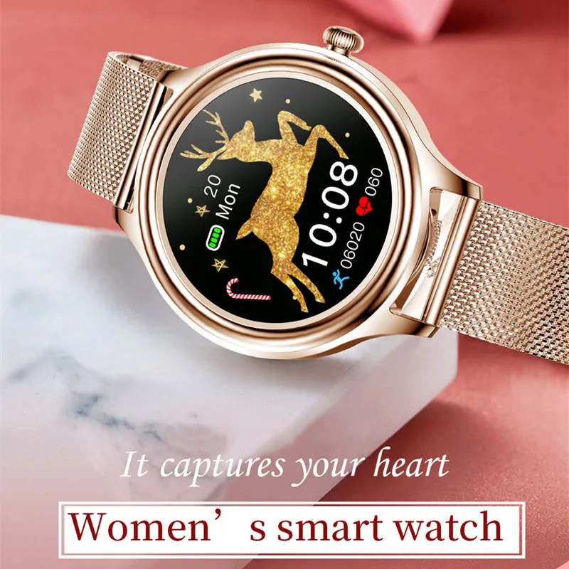 Умные часы ZX10 женские деловые умные спортивный фитнес браслет с Bluetooth для женщин