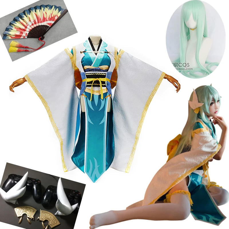 2020 7 шт. костюм для косплея из Fate Grand Order Berserker Kiyohime косплей на Хэллоуин женщин и