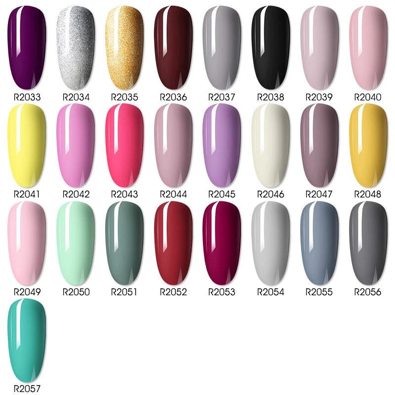 Гель лак для ногтей ROSALIND гибридные гель лаки полуперманентный чистый/блестящий