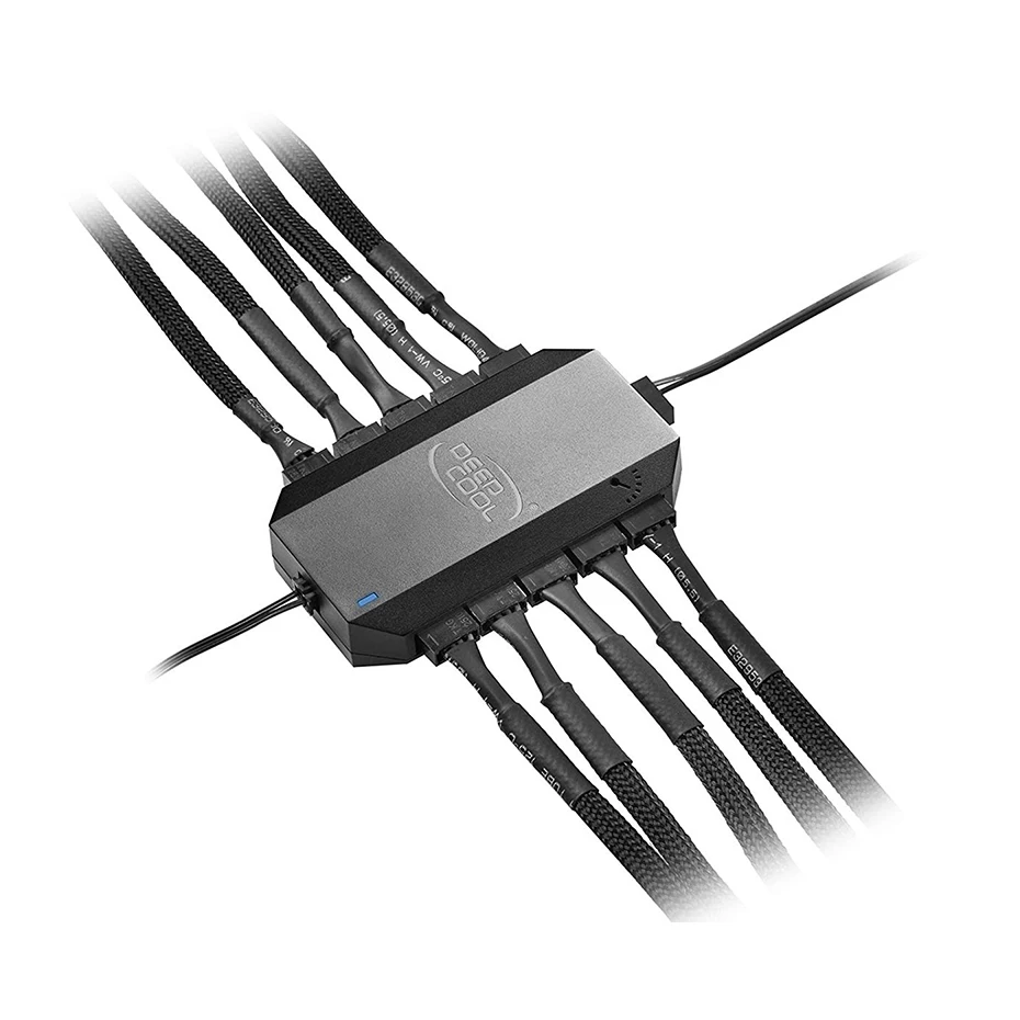 DEEPCOOL FH 10 портовый PWM FAN HUB чехол разветвитель вентилятора расширительный блок