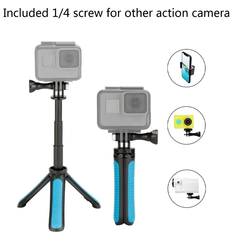 Мини селфи палка Штатив Комплект два в одном для iPhone Pro11/11/X / XS XR Galaxy AKASO GoPro