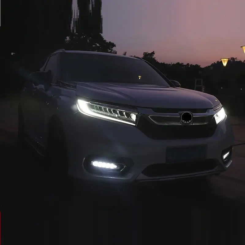 Drl Automovil Cob дневные ходовые авто лампы Автомобильные светодиодные фары передние противотуманные задние Автомобильные фары в сборе 17 для Honda Avancier