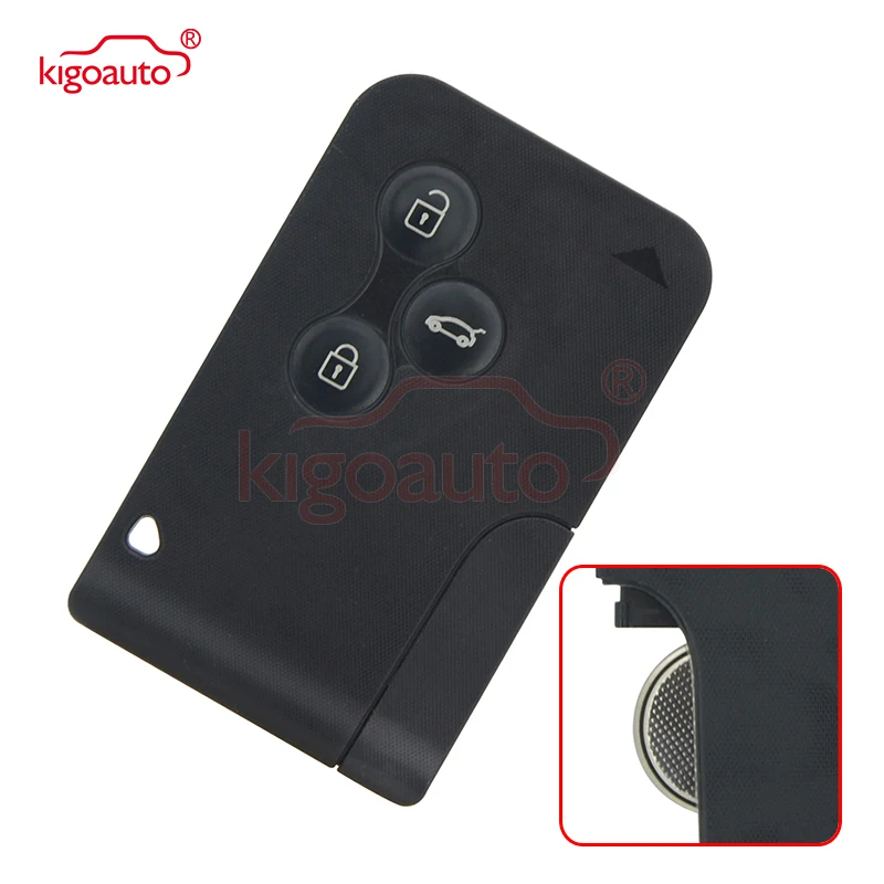 Дистанционная смарт карта ключа 433 МГц PCF7947 3 кнопки для Renault Megane II 2 Scenic Grand 2004 2005 2006