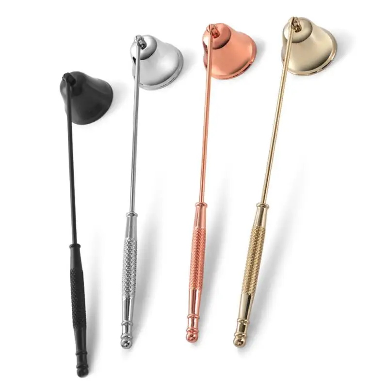 Удобная Свеча в форме колокольчика огнетушитель винтажный из нержавеющей стали