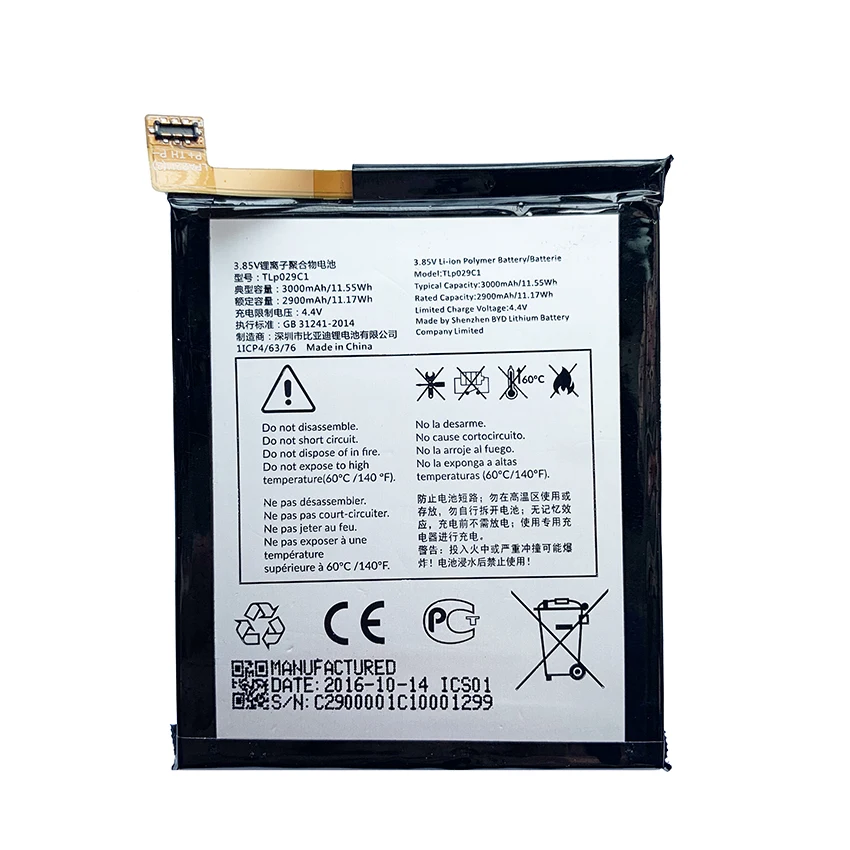 Аккумулятор TLp029C1 TLp029C7 3000 мА · ч для TCL Alcatel A30 Fierce Plus OT-5049S OT-5049Z | Мобильные телефоны