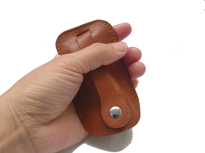 Держатель для ключей blongk из натуральной кожи ультратонкая сумка маленький