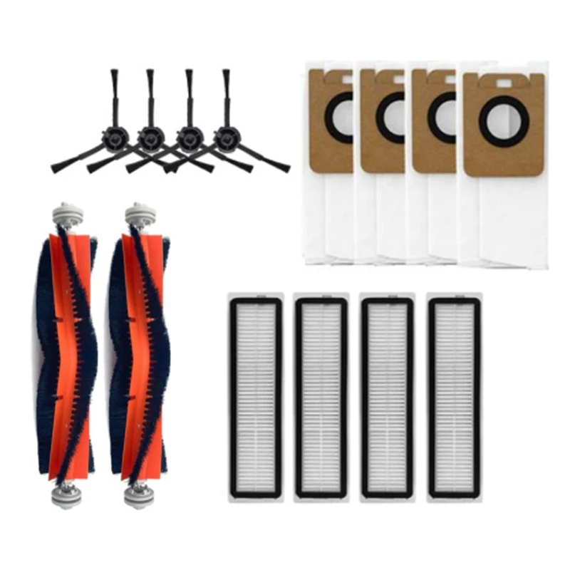 

For Dreame Bot Z10 Pro L10 Plus Vacuum Cleaner Accessories Main Brush Side Brush Dust Bag Filters Replaceble Spare Parts