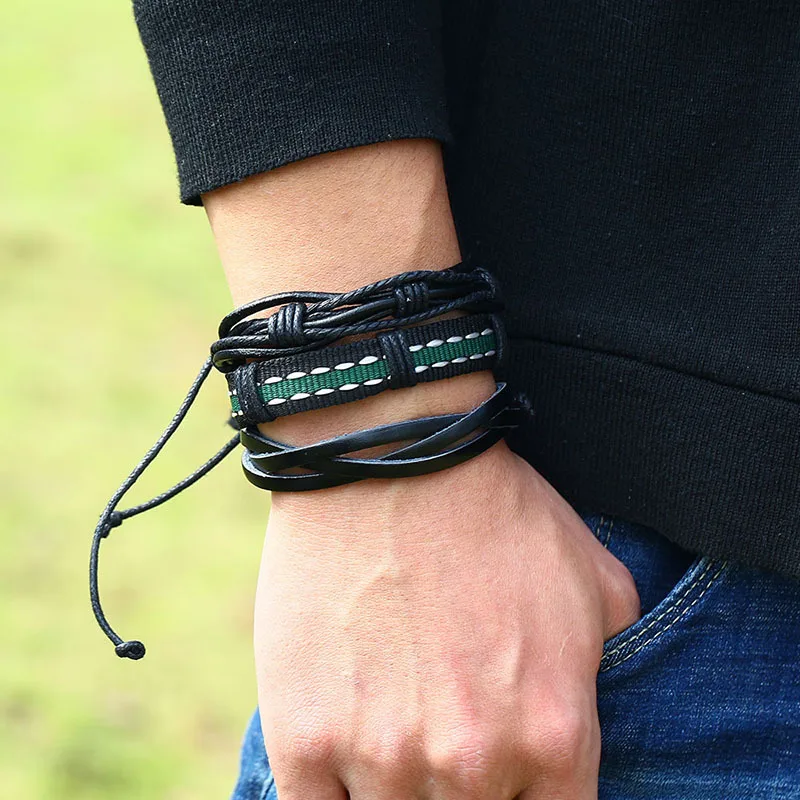 Leabyl Классическая винтажная серия DIY кожаный ремешок ручной работы 6 шт./компл.