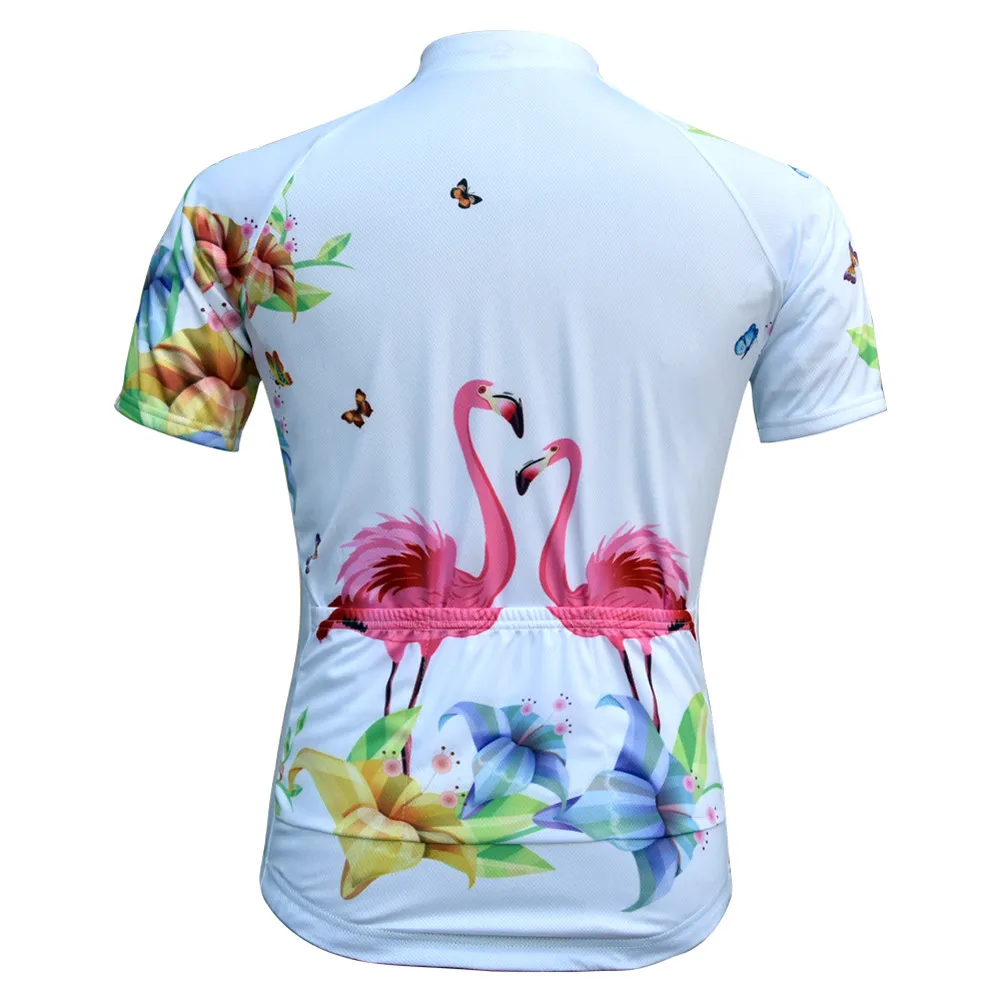 Футболка женская велосипедная с коротким рукавом Спортивная рубашка для езды на