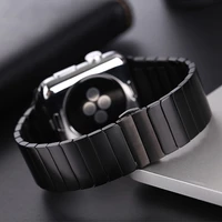 metal strap for apple watch band 45mm 41mm 44mm correa 4238mm stainless steel butterfly belt bracelet iwatch serie 3 4 5 6 se 7